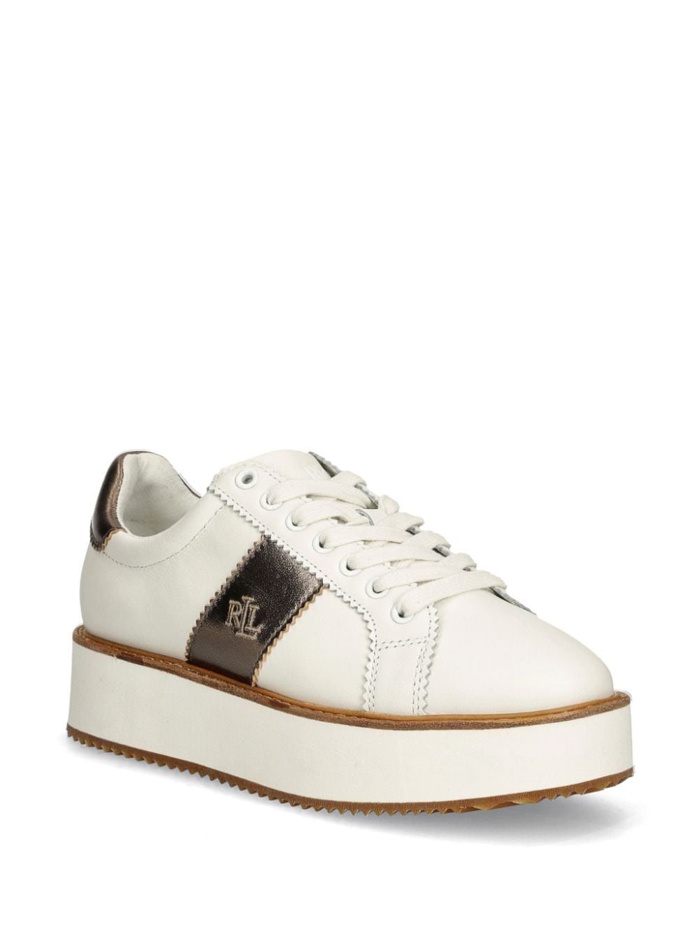 Lauren Ralph Lauren Amelia low-top sneakers - Wit