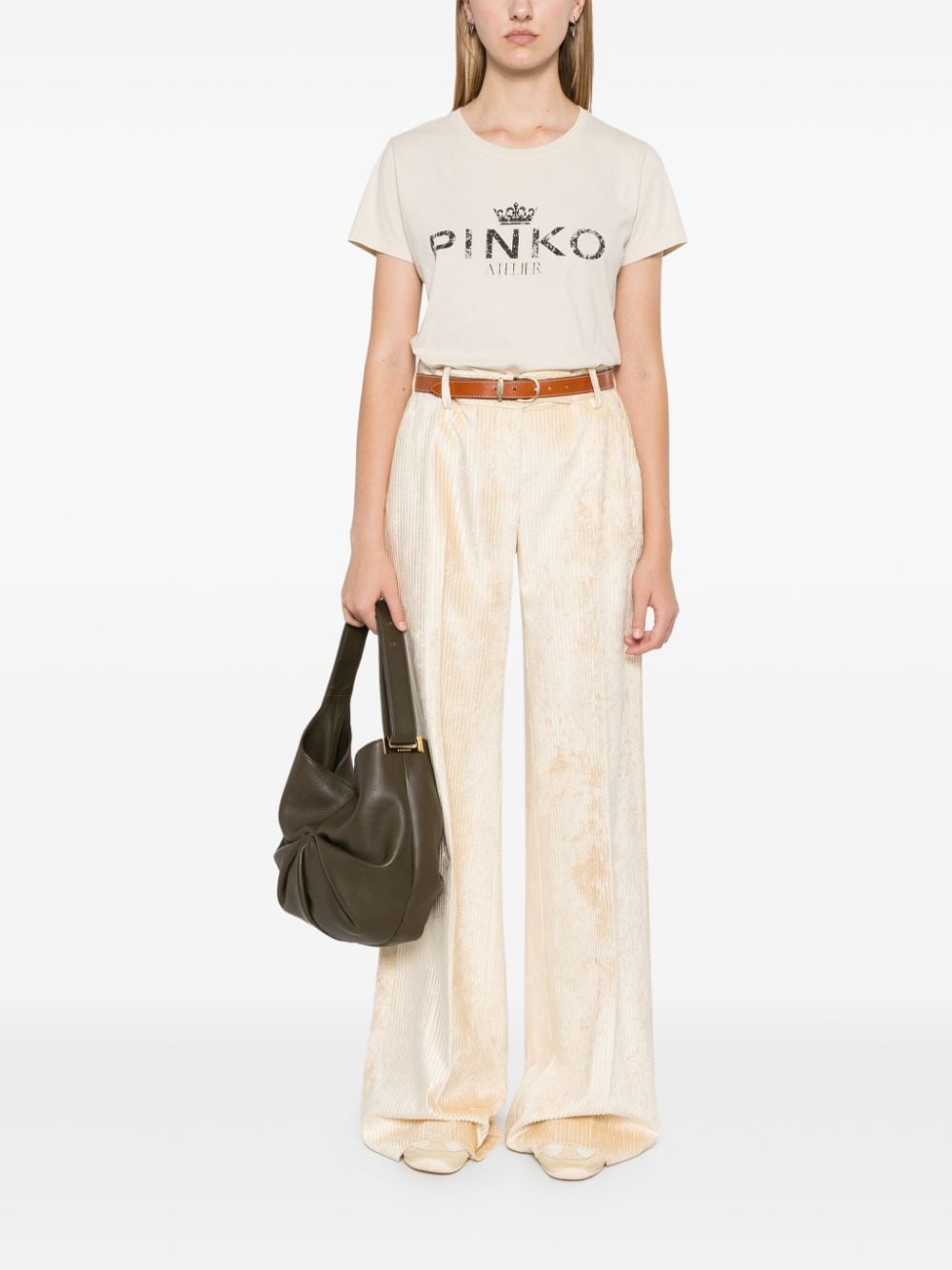 PINKO Bussolotto T-shirt - Beige