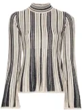 ZIMMERMANN metallic knit top - Black