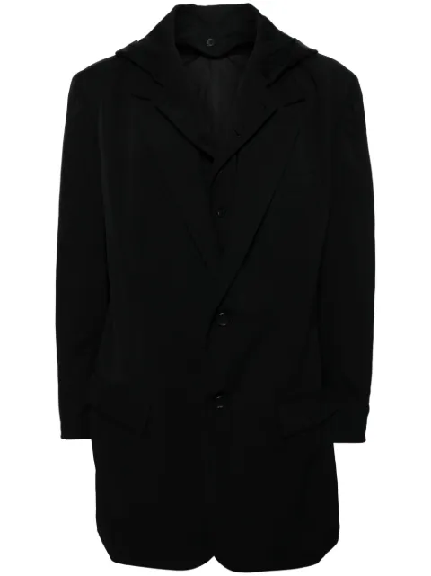 Yohji Yamamoto blazer en gabardine de laine