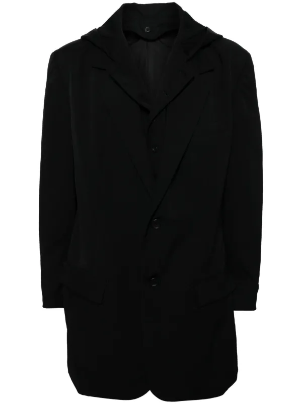 Yohji Yamamoto ギャバジン ジャケット | ブラック | FARFETCH JP