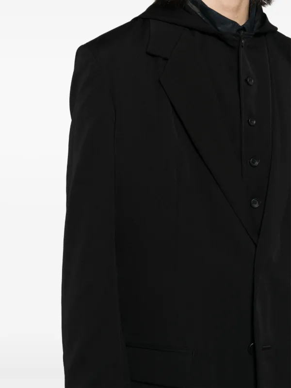 Yohji Yamamoto ギャバジン ジャケット | ブラック | FARFETCH JP