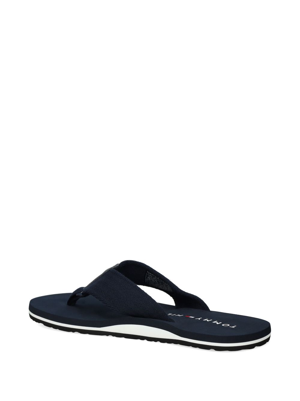 Tommy Hilfiger Webbing teenslippers met logoprint Blauw