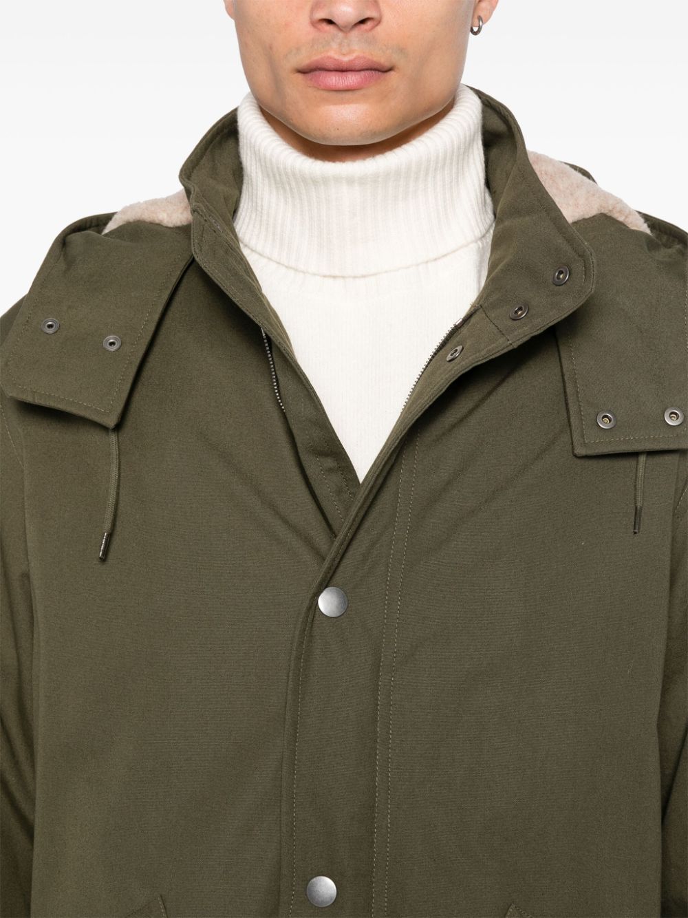 Shop Apc Antonin Parka In Grün