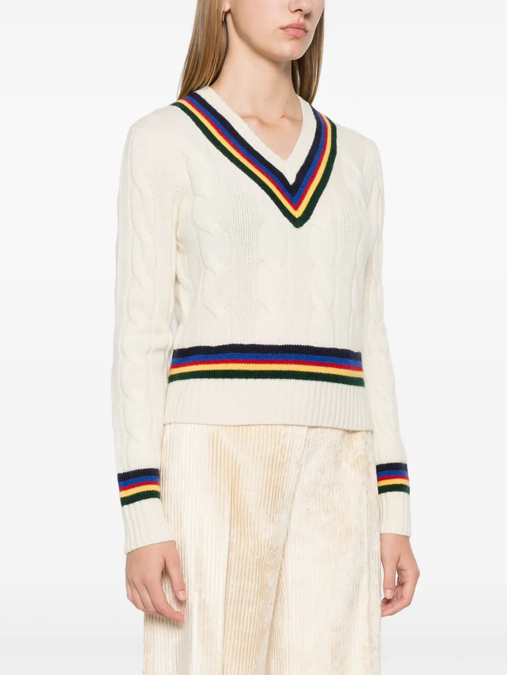 Polo Ralph Lauren Cricket trui Beige