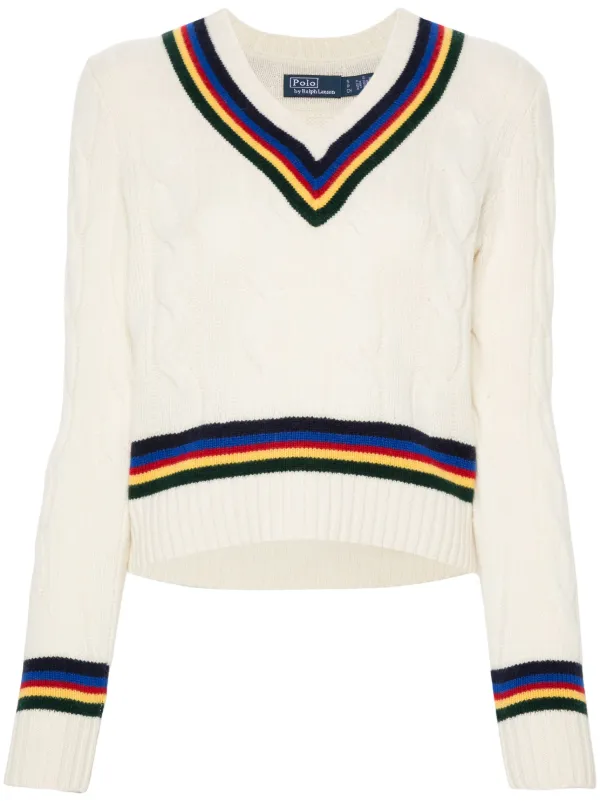 Polo Ralph Lauren Cricket Sweater Neutrals FARFETCH AZ