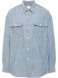 visvim button-up long-sleeves shirt - Blue