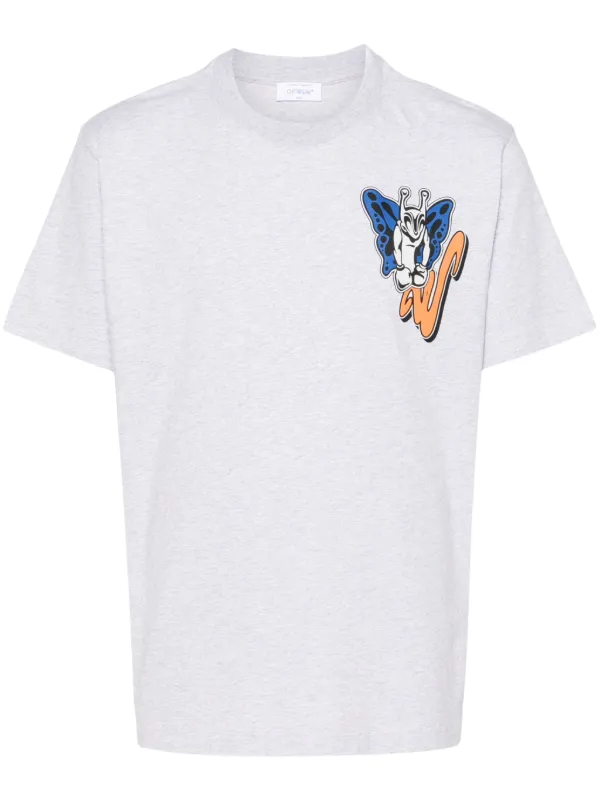 Off-White Gang Tシャツ | グレー | FARFETCH JP