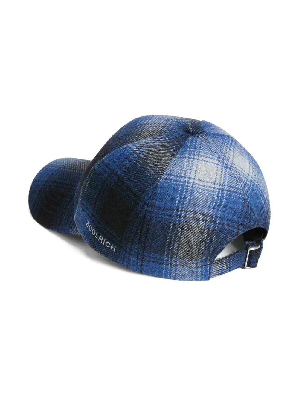 Woolrich Geruite honkbalpet - Blauw