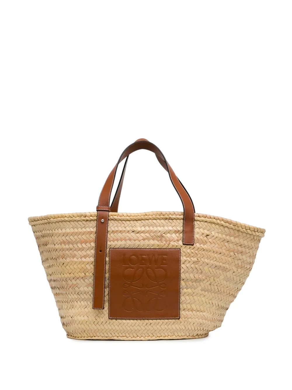 2010-2023 Large Raffia Basket tote bag