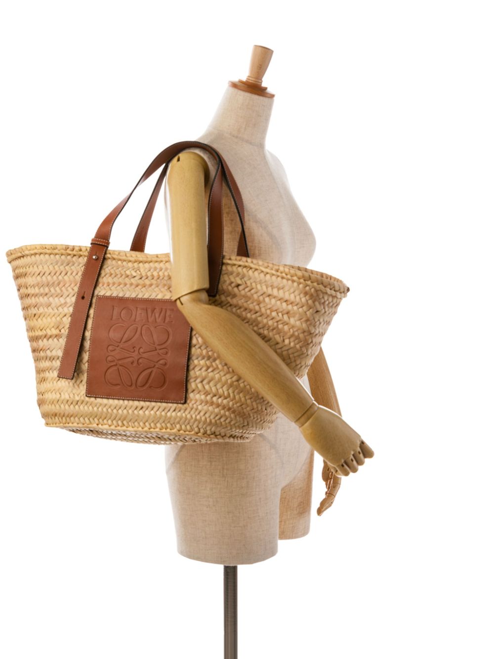 Loewe 2010-2023 Large Raffia Basket tote bag Women