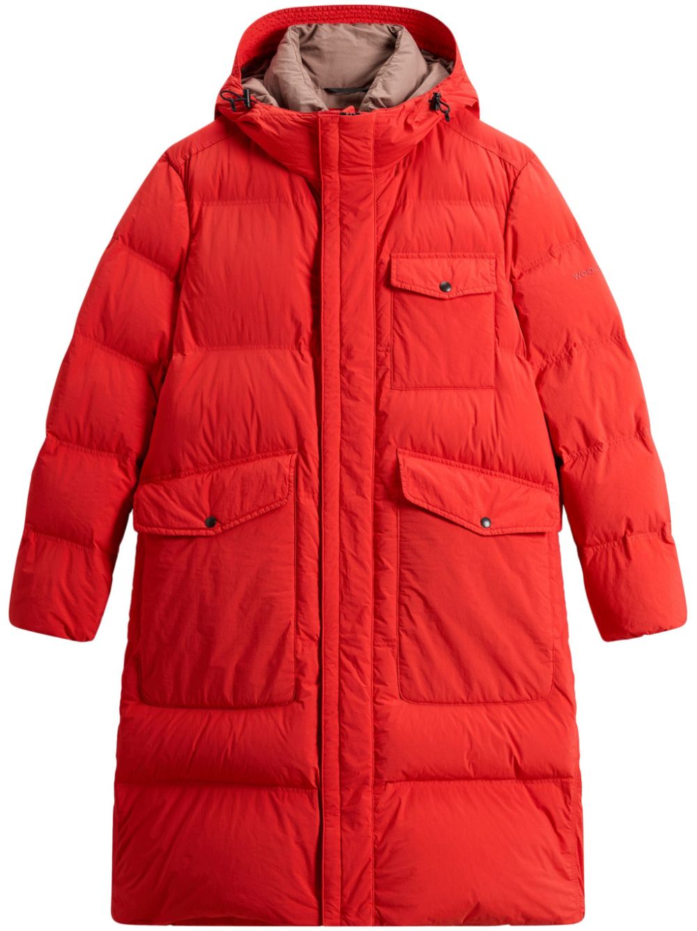 Woolrich Garment-Dyed Quilted parka - Orange