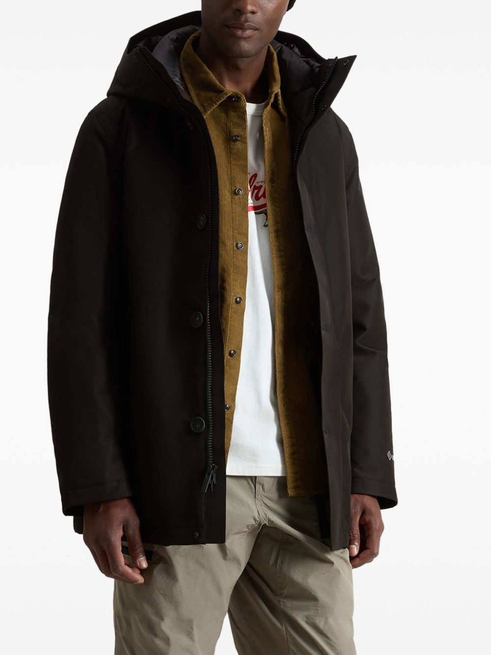 Woolrich waterproof GORE-TEX parka - Zwart