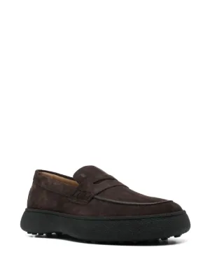 TOD'S トッズ　ローファー　モカシン　スエード トッズメンズローファー：レザー・スエードモカシンシューズ｜Tod's