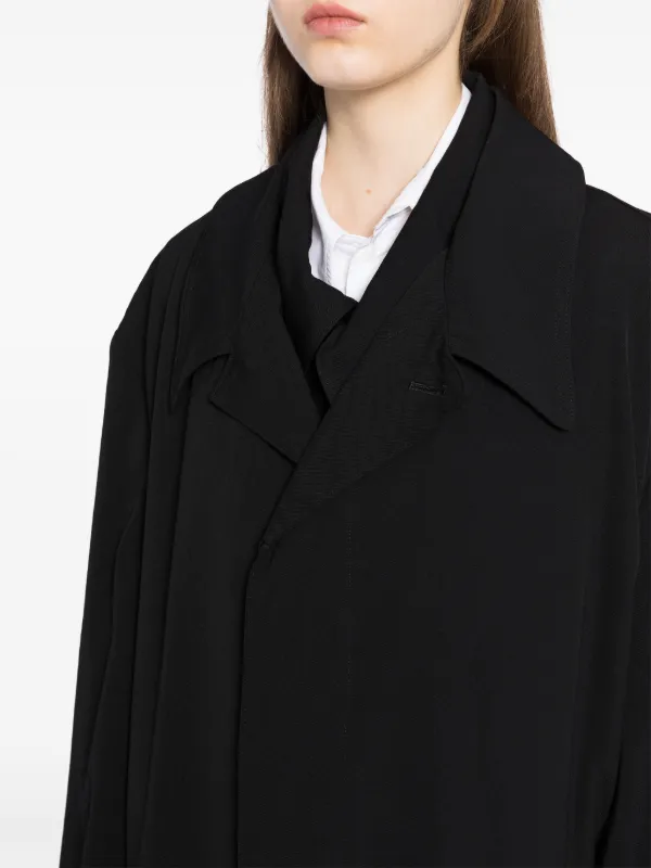 Y's コートブラック Ys コート ダブル ブラック 黒 Ys コート ダブル