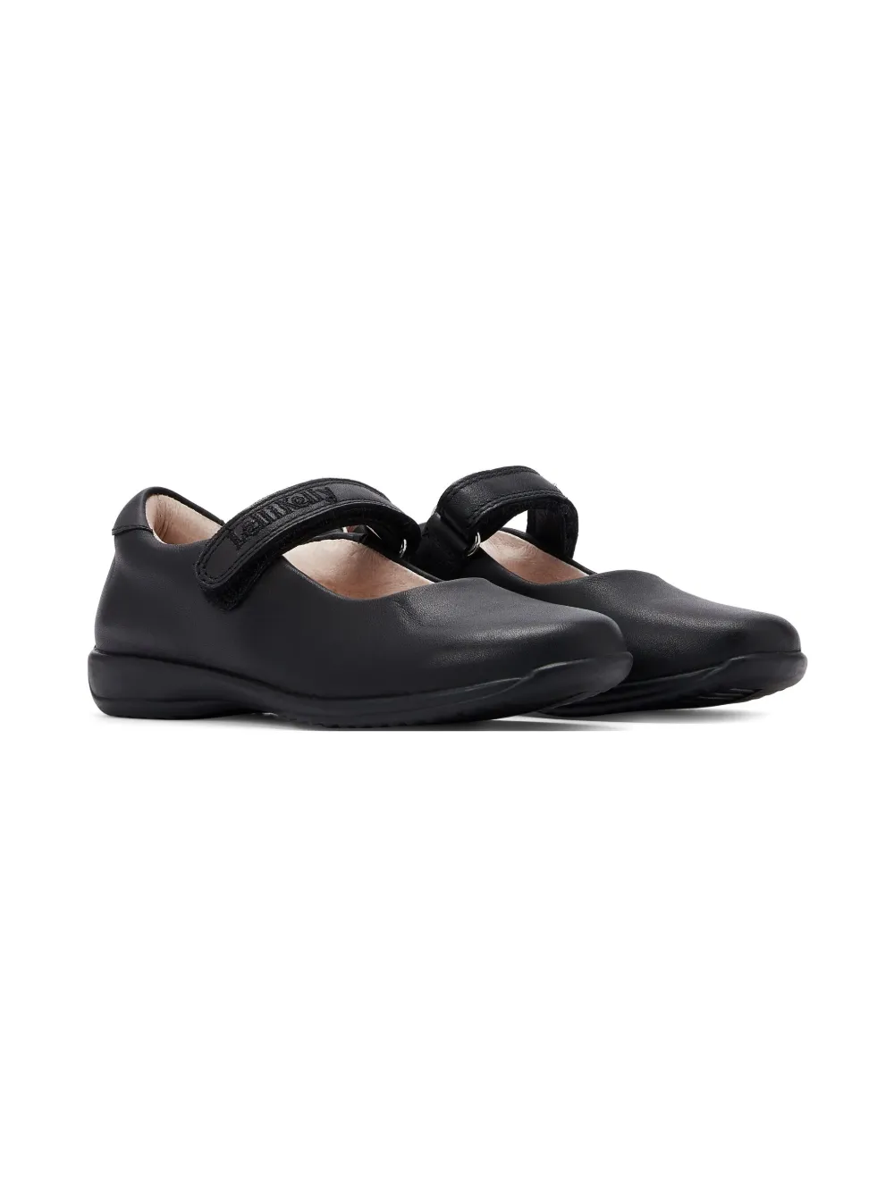 LELLI KELLY LOGO-EMBROIDERY BALLERINA SHOES