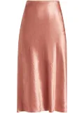 Vince satin midi skirt - Pink