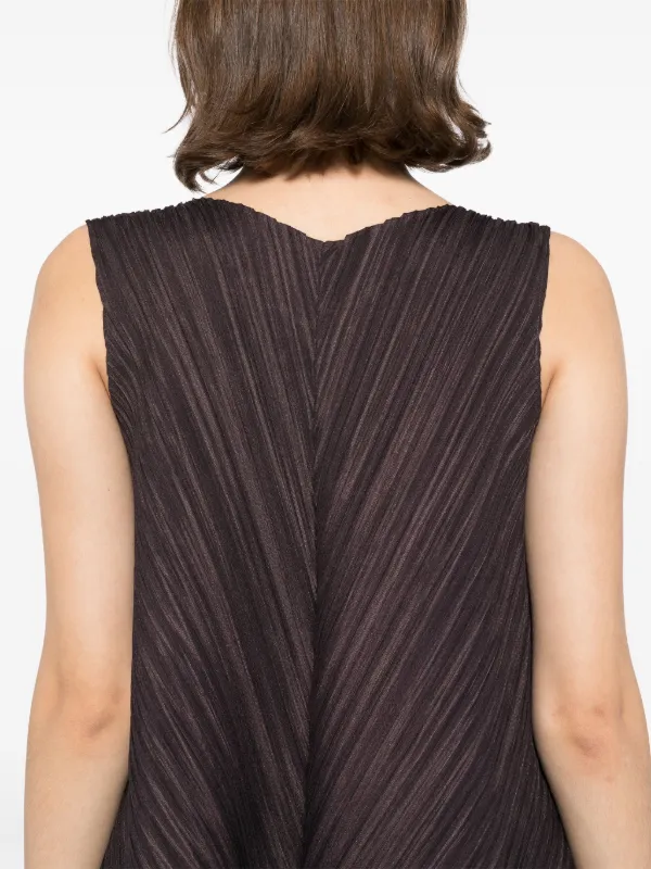 Pleats Please Issey Miyake Mellow Pleats Tunic | Purple