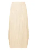 Pleats Please Issey Miyake plissé-effect midi skirt - Neutrals