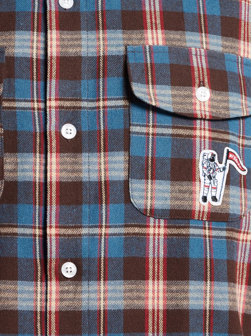Billionaire Boys Club Geruit overhemd Blauw