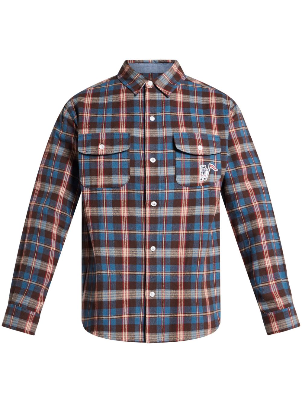 Billionaire Boys Club plaid-checked shirt - Blue