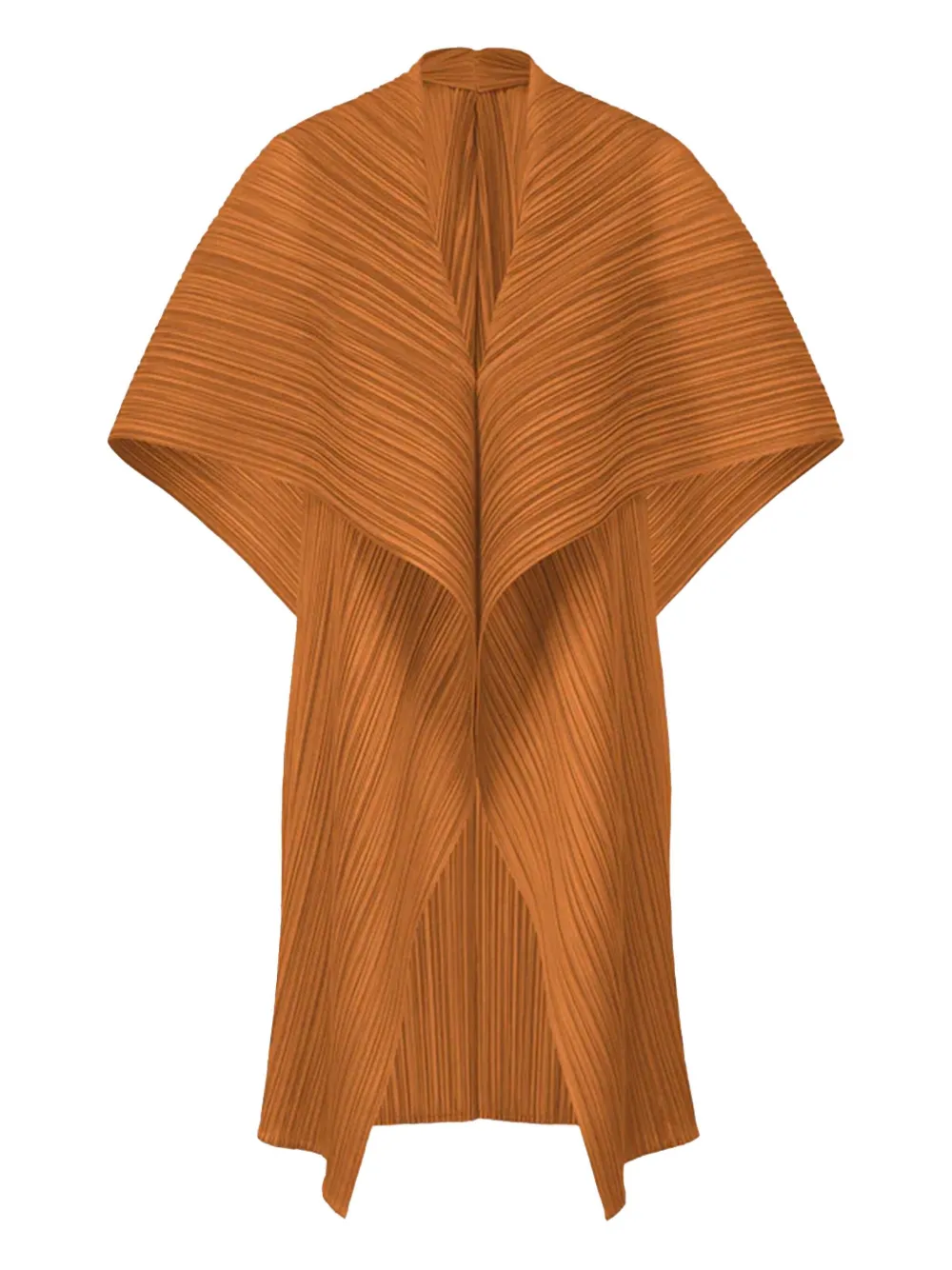 Pleats Please Issey Miyake capa plisada | marrón | Image 1