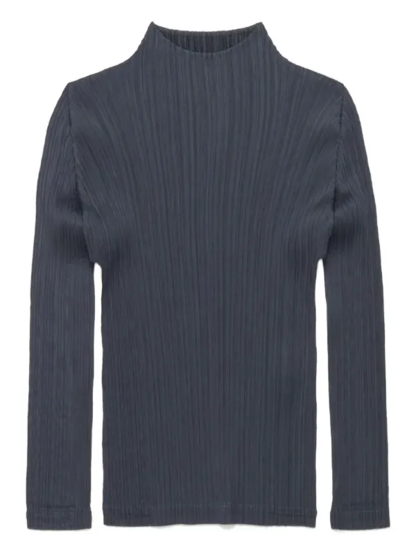 イッセイミヤケ プリーツハイネックトップス プリーツプリーズ