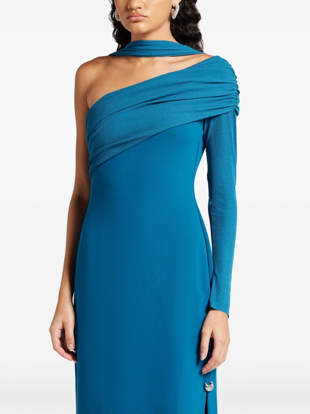 Shop Chats By C.dam Davi Maxi Dress In Blue