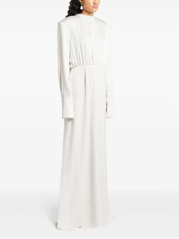 【関税&送料込】Magda Burtym Dresses White MAGDA BUTRYM Asymmetric draped jersey gown | NET-A-PORTER