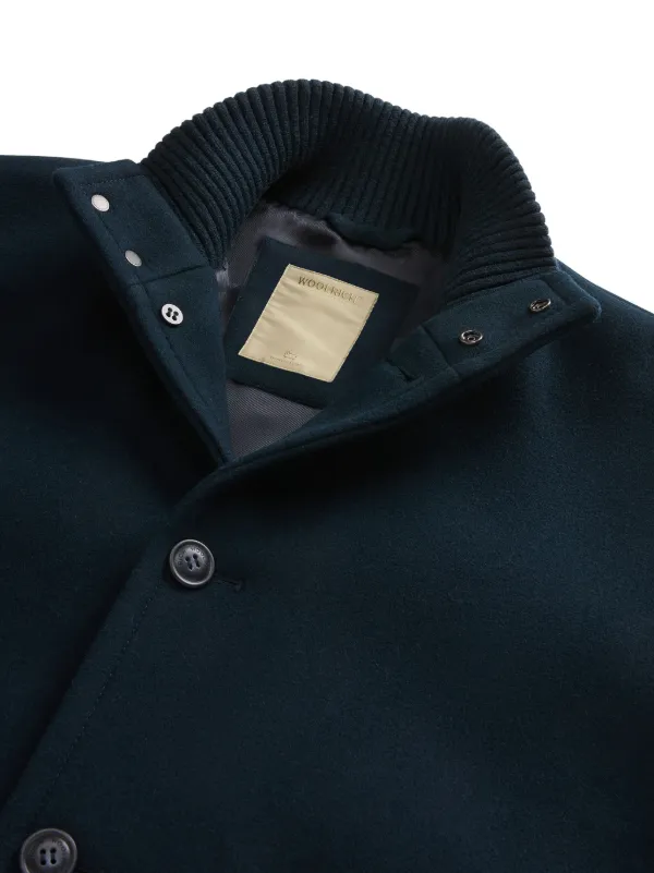WOOLMELTON xACETATESOUVENIRJACKET Lサイズ Woolrich Melton Bomber Jacket | Blue | FARFETCH