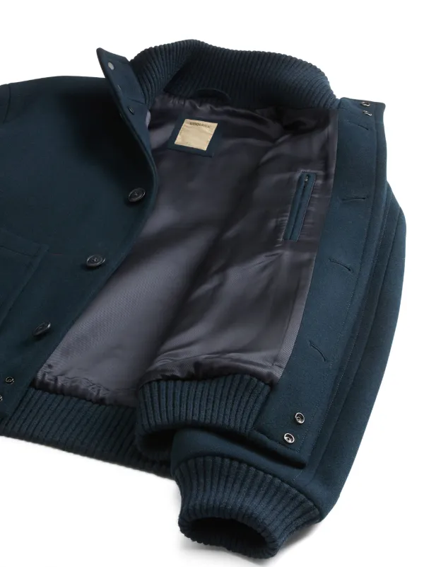 Woolrich Melton Bomber Jacket | Blue | FARFETCH