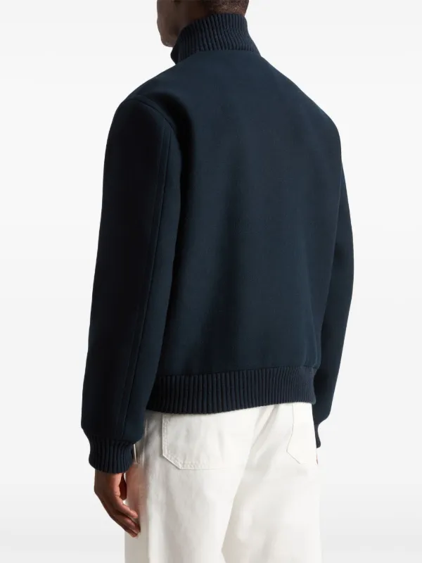 WOOLMELTON xACETATESOUVENIRJACKET Lサイズ Woolrich Melton Bomber Jacket | Blue | FARFETCH