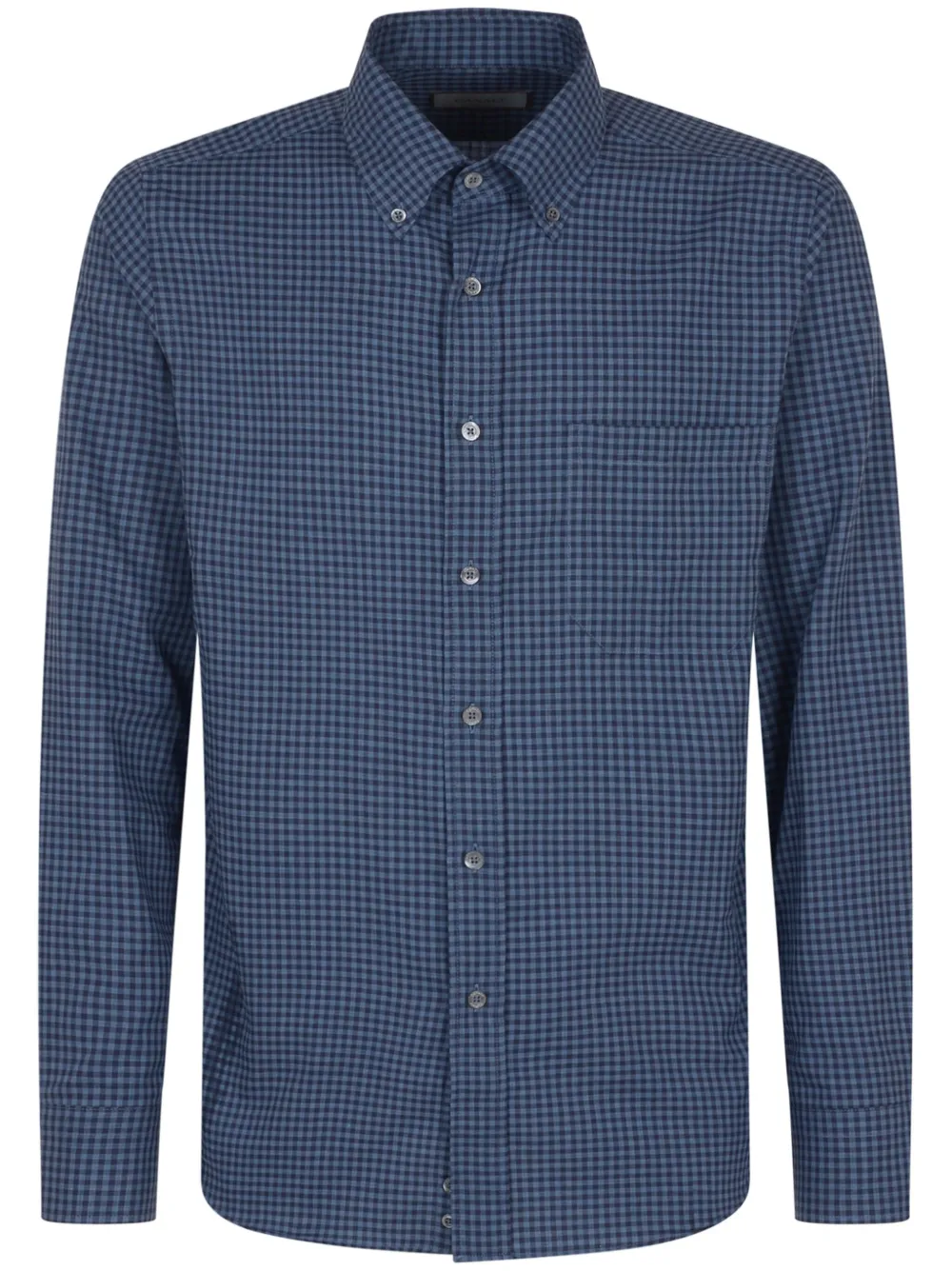Canali check-print shirt | Blue | Image 1