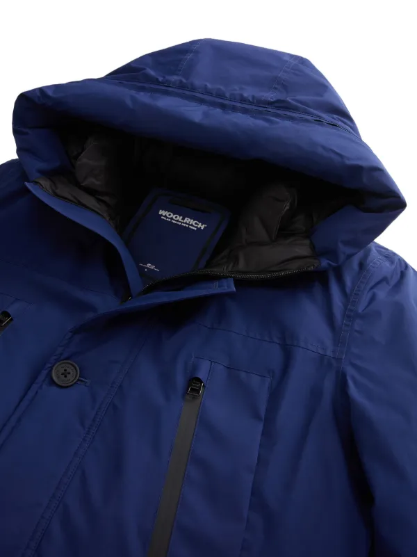 Arctic Parka in Stretch Nylon - Men - Blue