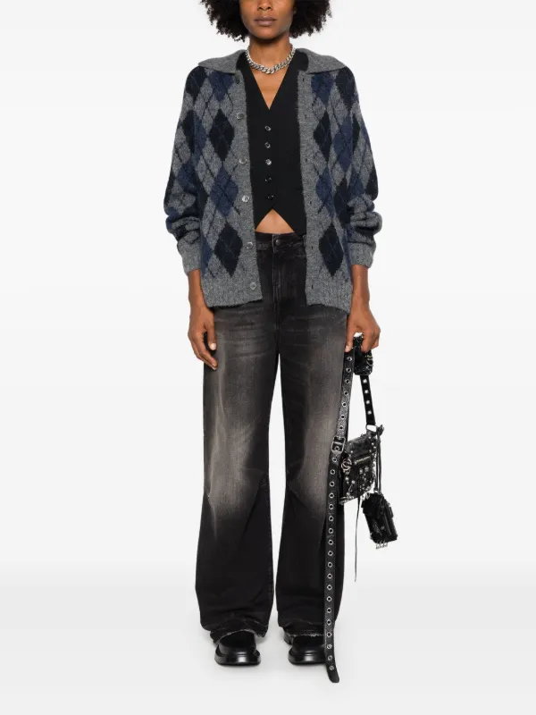 R13 Wayne Jeans | Black | FARFETCH