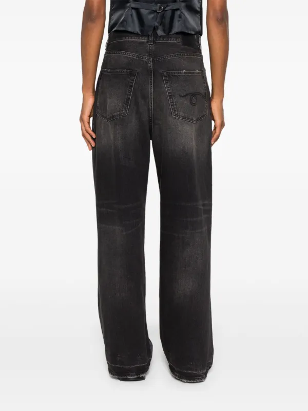 R13 Wayne Jeans | Black | FARFETCH