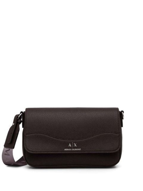 Armani Exchange gradient logo shoulder strap crossbody bag Women