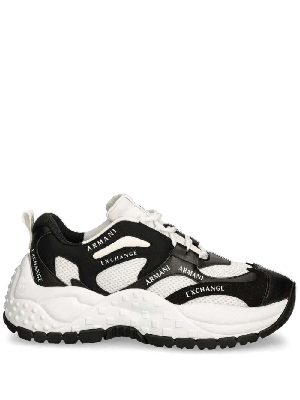 Armani Exchange chunky trainers White