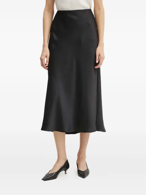 Armani Exchange bias-cut midi skirt