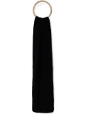 Armani Exchange crystal-embellished scarf - Black