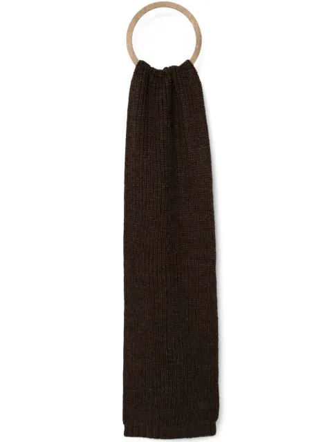 Armani Exchange ribbed scarf