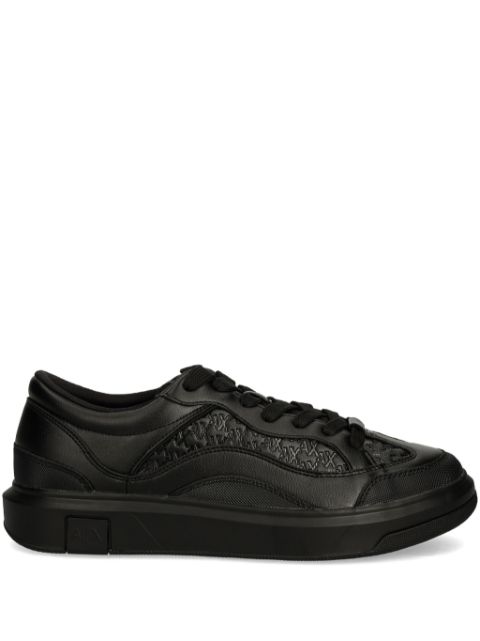 Armani Exchange monogram-logo sneakers Men