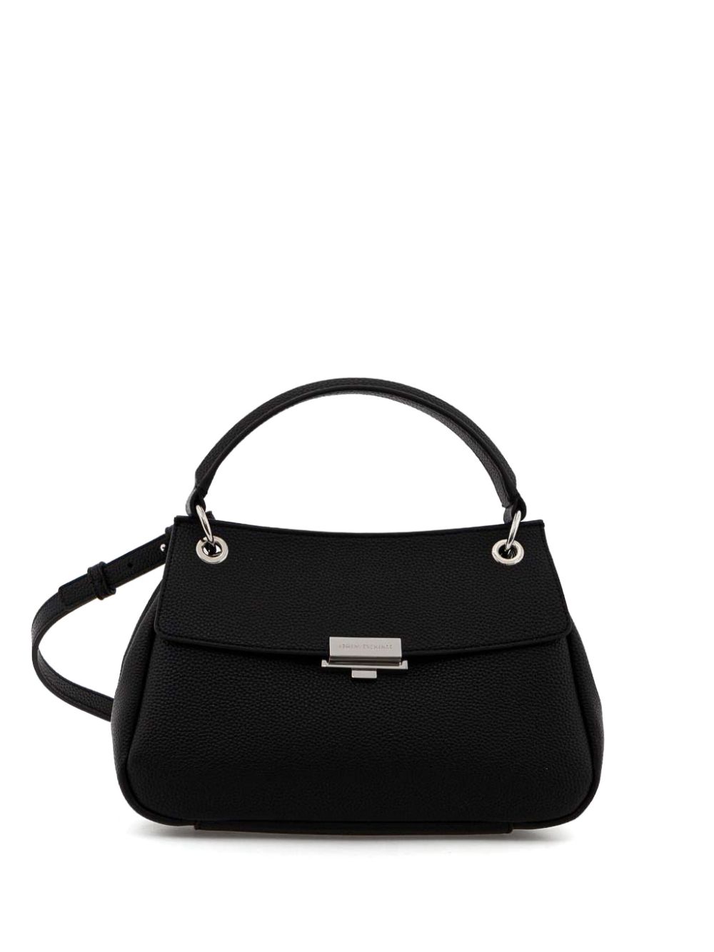 Armani Exchange flap two-way crossbody bag - Black