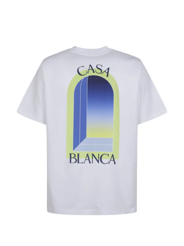 Casablanca Crew-neck T-shirt | White | FARFETCH