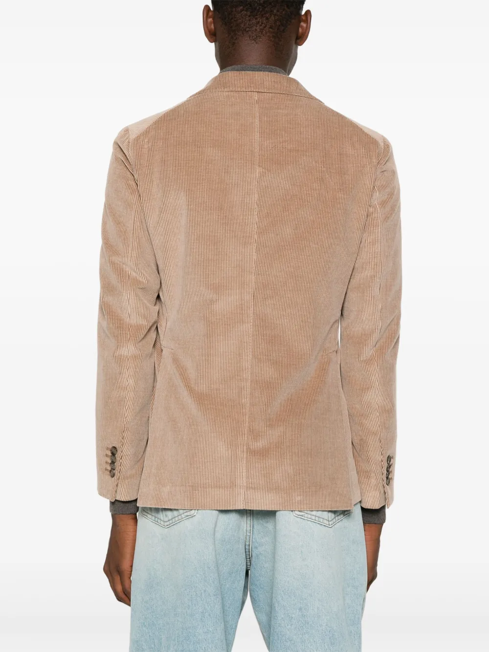 Tagliatore Ribfluwen blazer Bruin