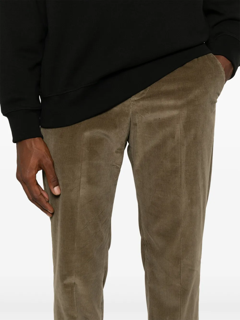 PT Torino Ribfluwelen broek Bruin