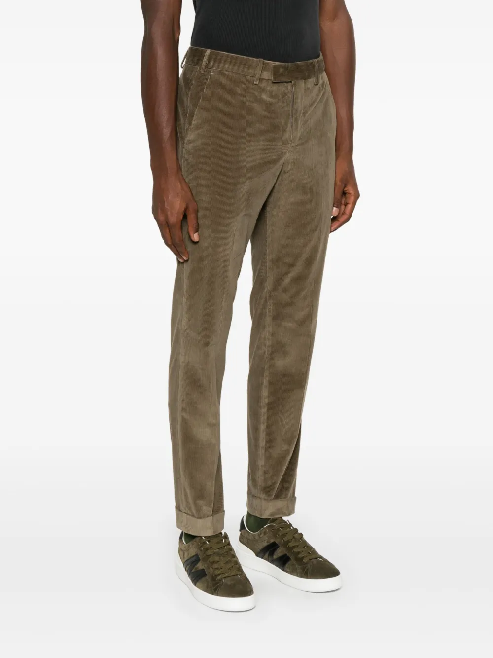 PT Torino Ribfluwelen broek Bruin