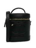 CHANEL Pre-Owned 2019 CC Lambskin Vanity Case satchel - Black