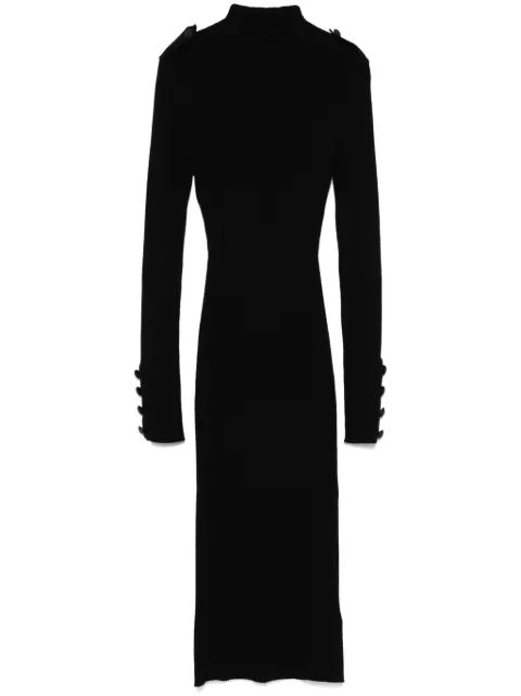 DONDUP ribbed midi dress DA422M00937D002 - 0