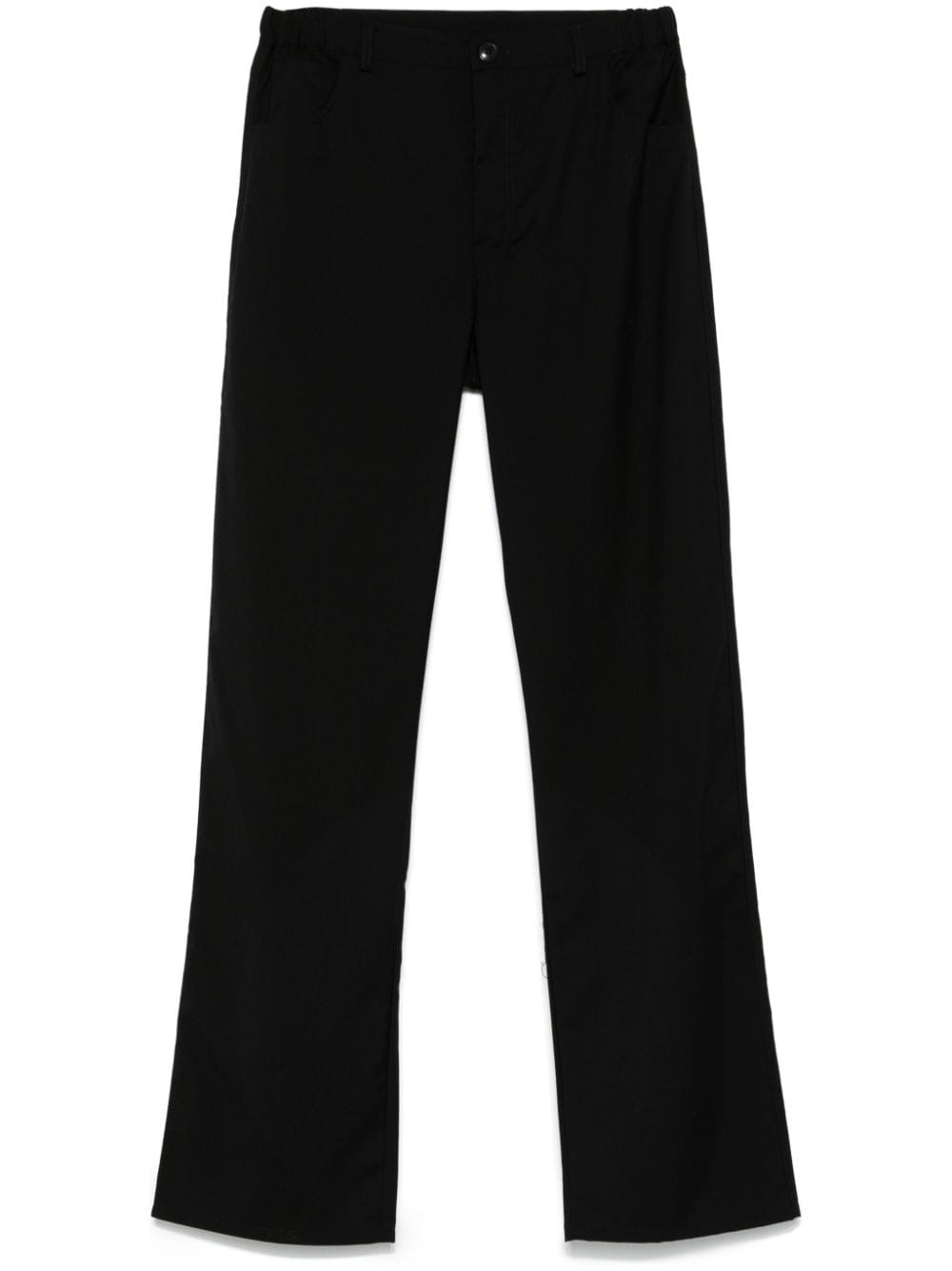 Shop Private 0204 Straight-leg Trousers In Black